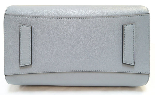 GIVENCHY Grey Goatskin Leather Medium Antigona Shoulder Bag