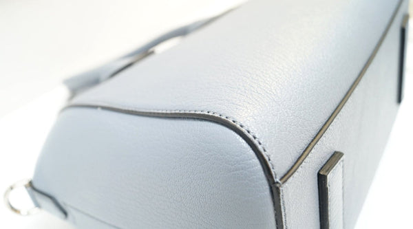 GIVENCHY Grey Goatskin Leather Medium Antigona Shoulder Bag