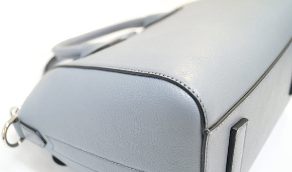 GIVENCHY Grey Goatskin Leather Medium Antigona Shoulder Bag