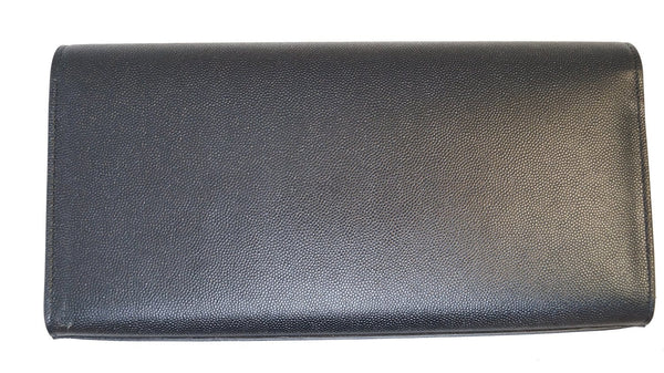 YVES SAINT LAURENT Kate Black Leather Clutch 