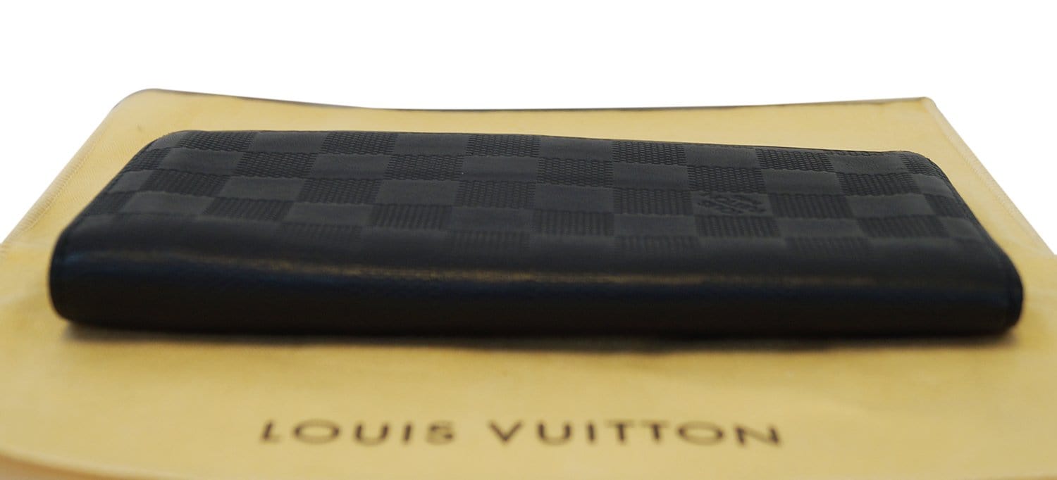 Louis Vuitton Damier Infini Portefeuille Brazza Damier Infini Long Wallet
