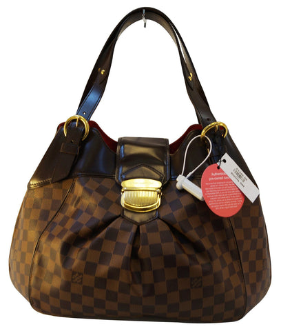 LOUIS VUITTON  Tote Damier Ebene Sistina Gm Shoulder Handbag