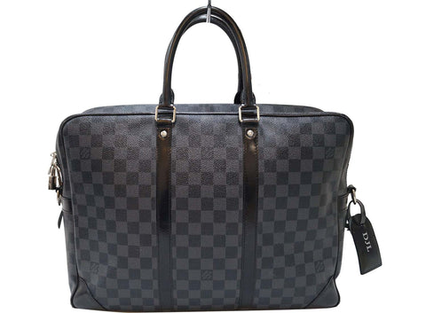 LOUIS VUITTON Damier Graphite Porte-Documents Voyage GM Briefcase Bag