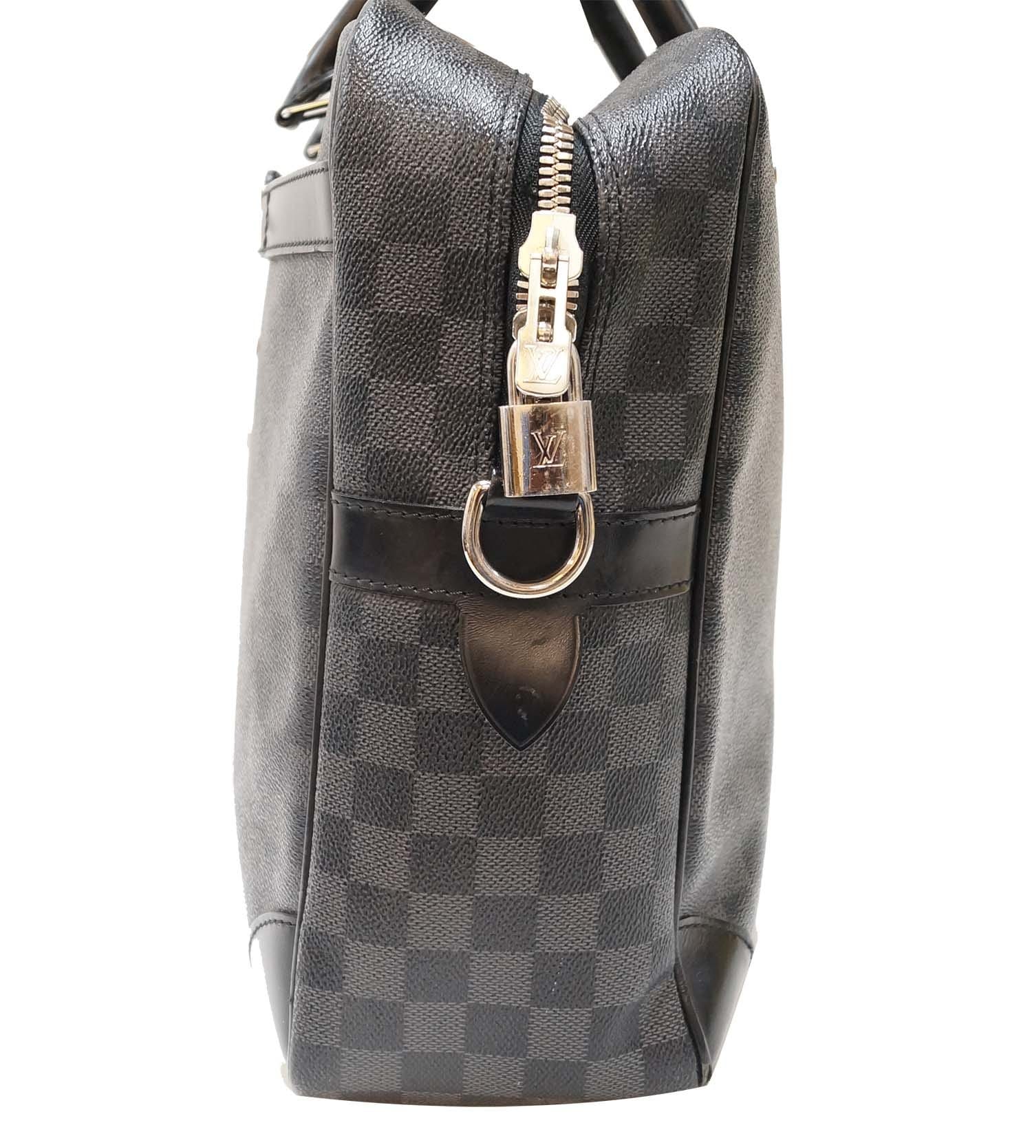 Louis Vuitton Damier Graphite Porte-Documents Voyage PM - Black Briefcases,  Bags - LOU700304