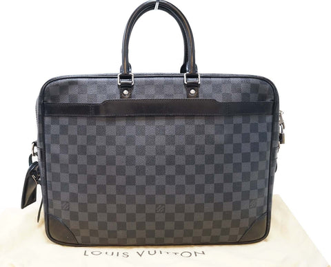 LOUIS VUITTON Damier Graphite Porte-Documents Voyage GM Briefcase Bag
