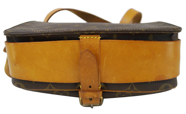 LOUIS VUITTON Monogram Brown Cartouchiere MM Messenger Bag