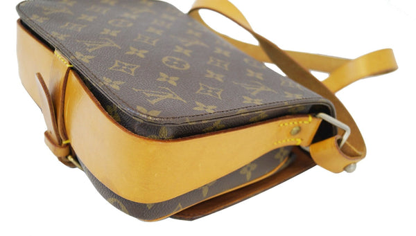 LOUIS VUITTON Monogram Brown Cartouchiere MM Messenger Bag