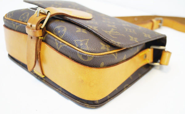 LOUIS VUITTON Monogram Brown Cartouchiere MM Messenger Bag