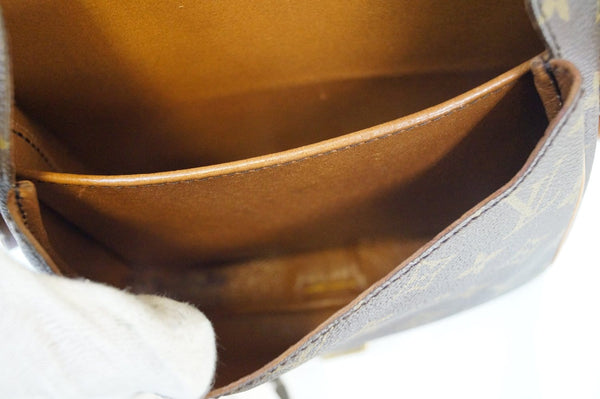 LOUIS VUITTON Monogram Brown Cartouchiere MM Messenger Bag