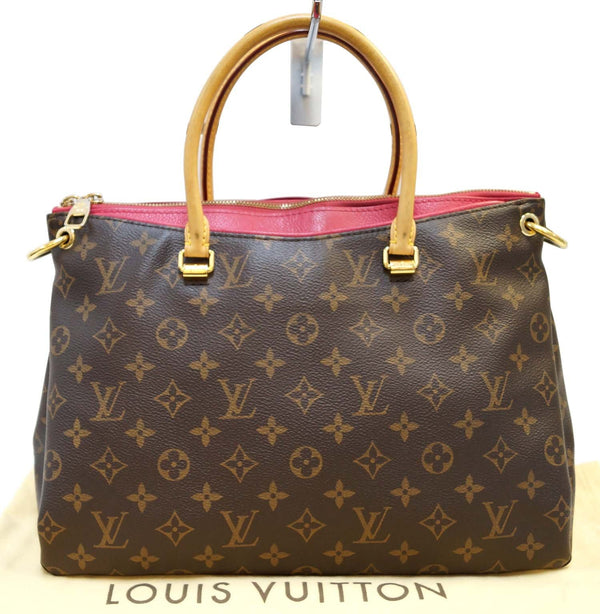 LOUIS VUITTON Cerise Monogram Canvas Pallas 2Way Shoulder Bag