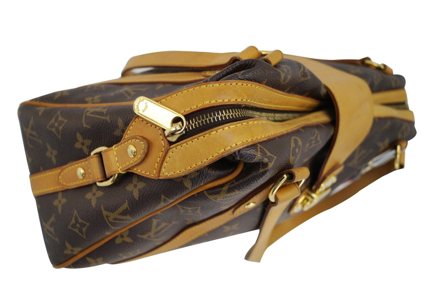 Stresa leather handbag Louis Vuitton White in Leather - 28239727