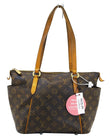LOUIS VUITTON Monogram Totally Pm Brown Shoulder Handbag