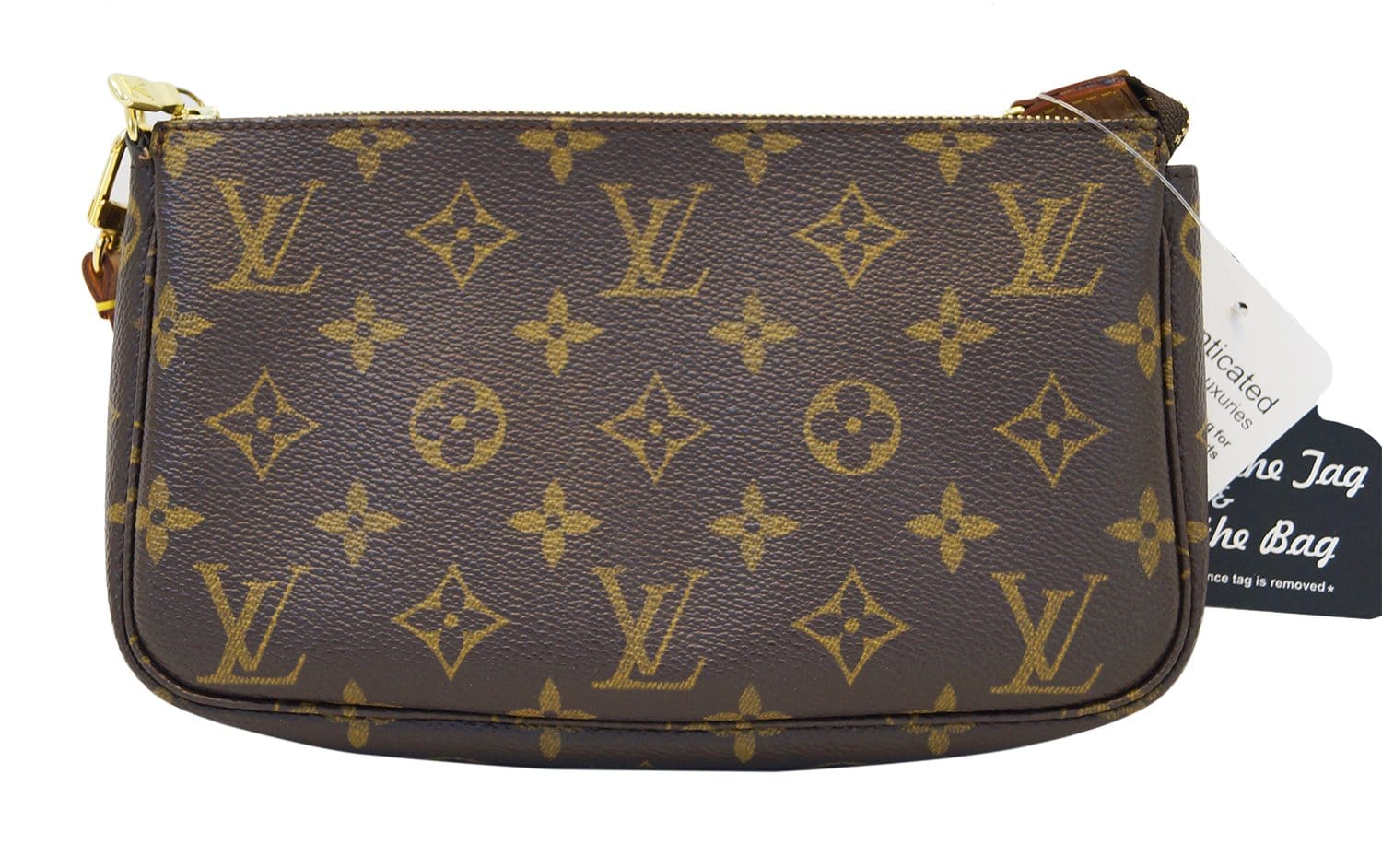 Louis Vuitton - Authenticated Pochette Accessoire Handbag - Cloth Brown for Women, Very Good Condition