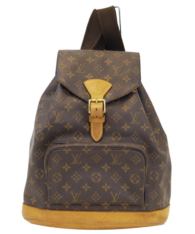 LOUIS VUITTON Monogram Brown Montsouris GM Backpack Bag