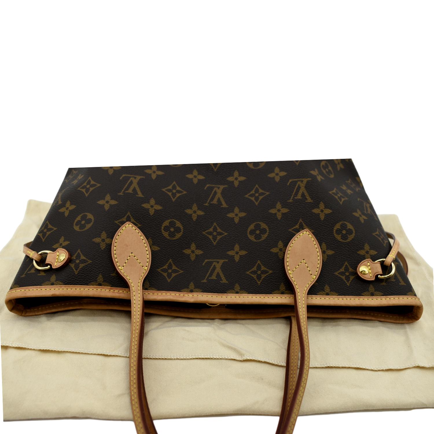 Louis+Vuitton+Neverfull+Tote+PM+Beige%2FGray+Canvas for sale online