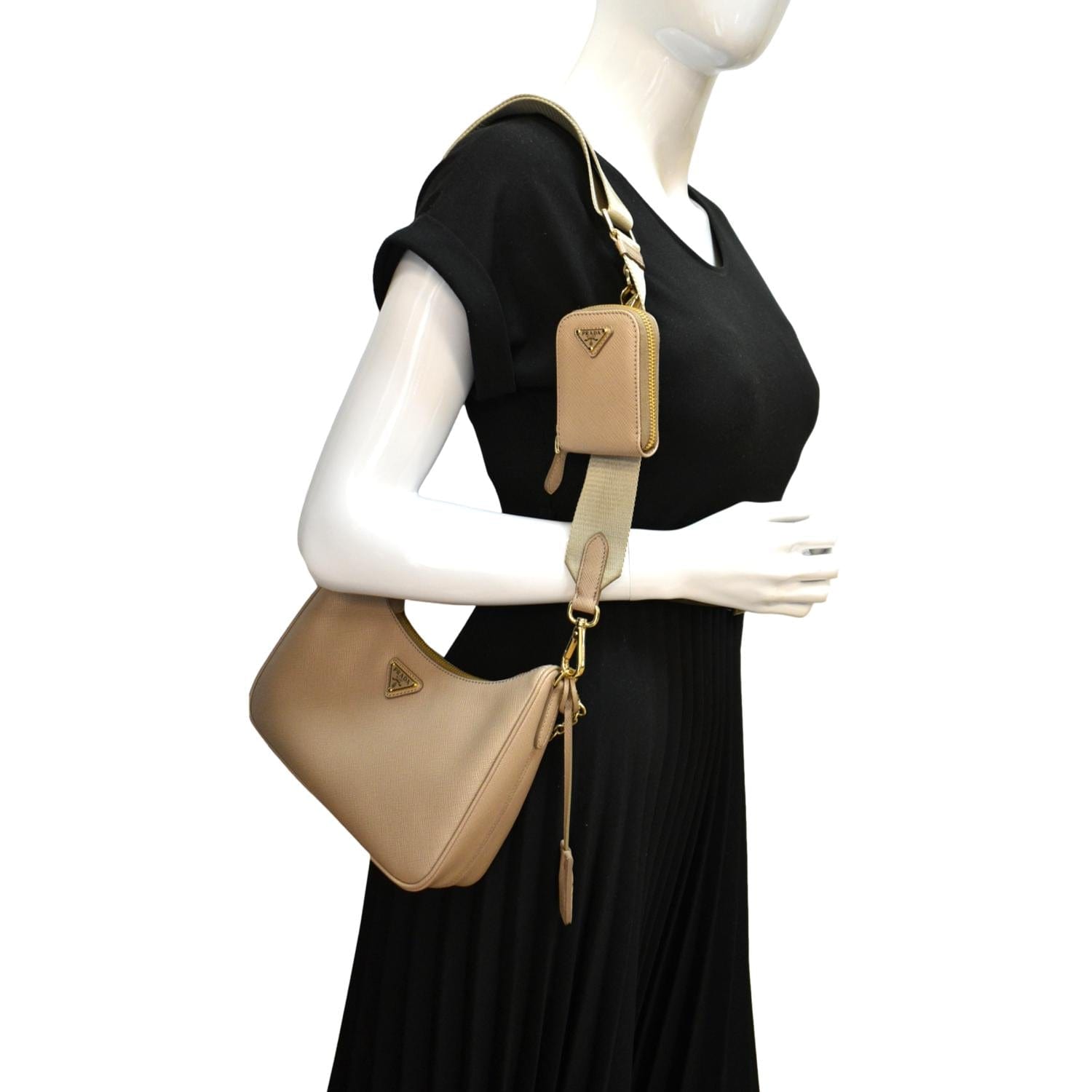 Prada Bags  Shoulder Pattina Saffiano Leather Cross Body Bag