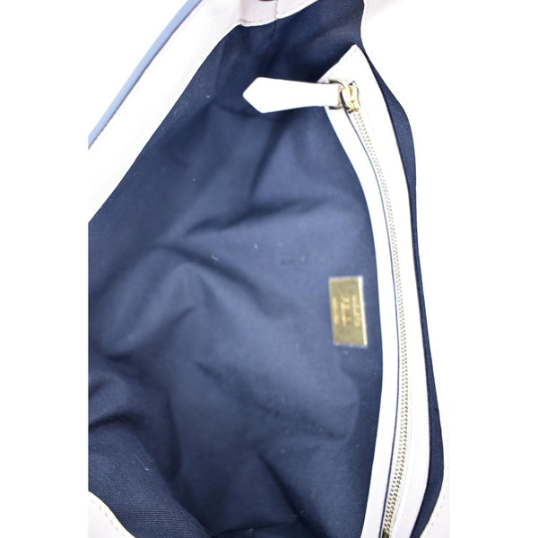 Fendi Baguette Medium Leather Chain Shoulder Bag - Inside
