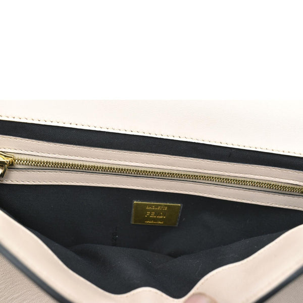 Fendi Baguette Medium Leather Chain Shoulder Bag - Zip