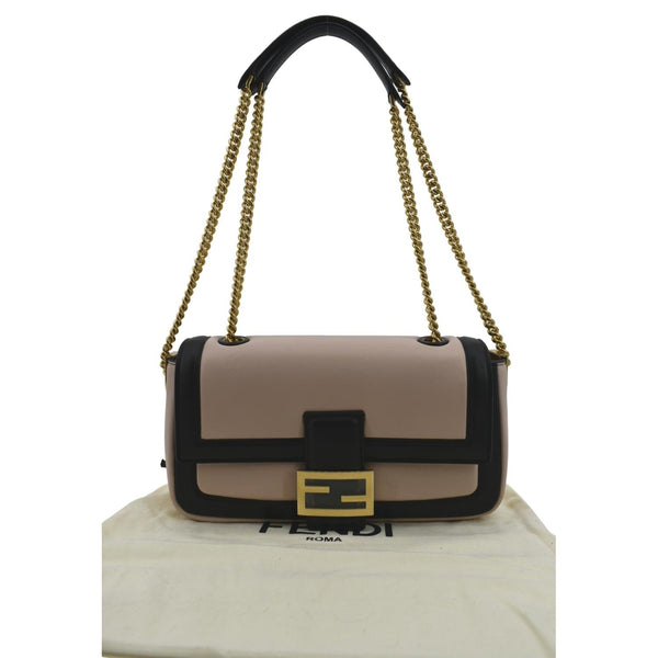 Fendi Baguette Medium Leather Chain Shoulder Bag - Product