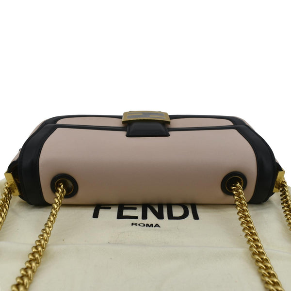 Fendi Baguette Medium Leather Chain Shoulder Bag - Top
