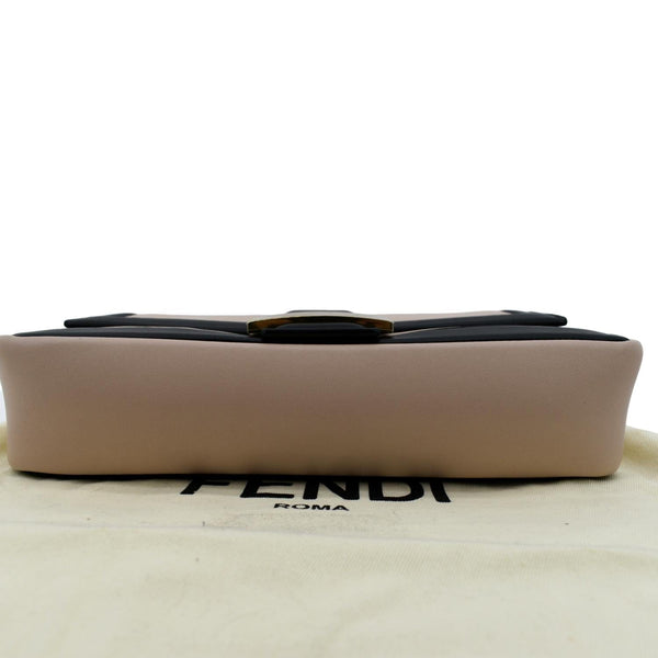 Fendi Baguette Medium Leather Chain Shoulder Bag - Bottom