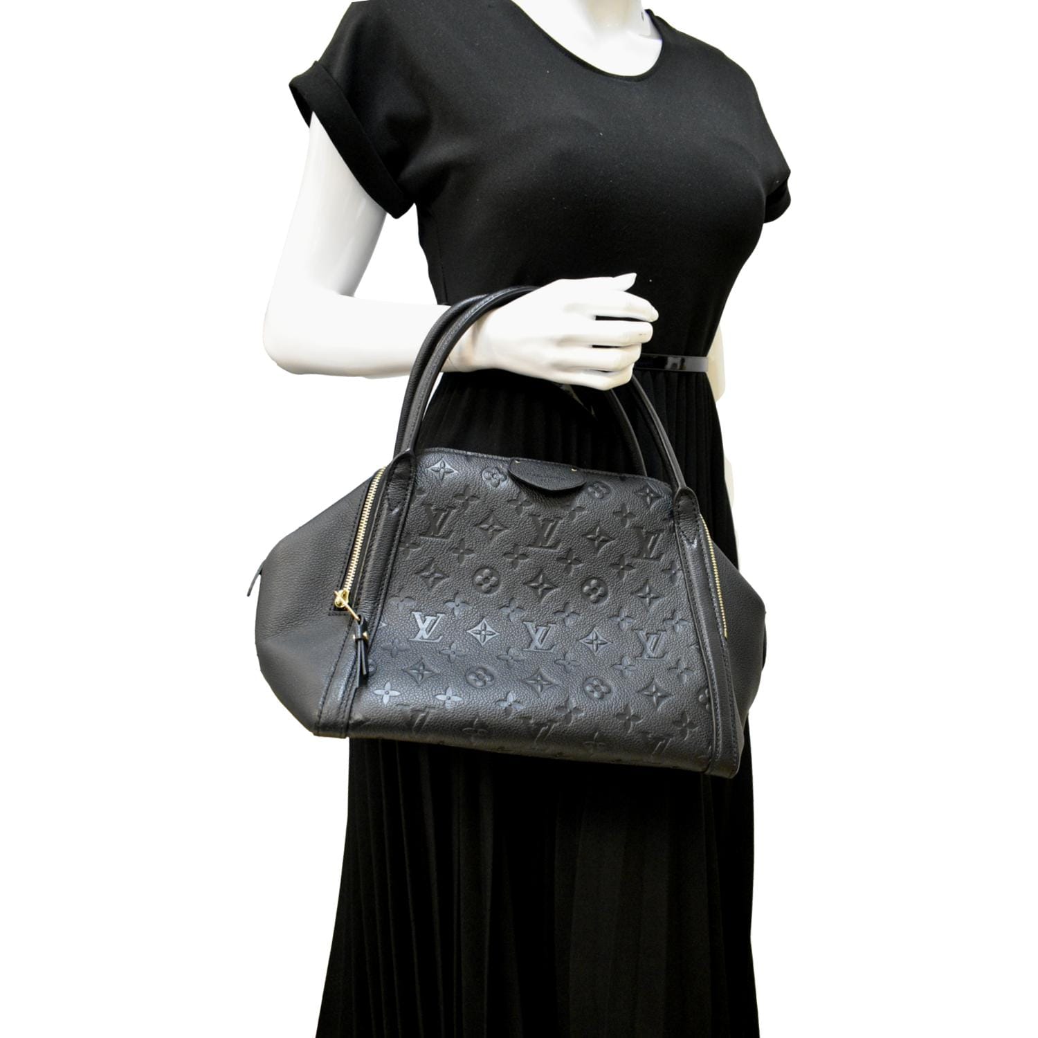 Louis Vuitton Black Satchel Handbag 