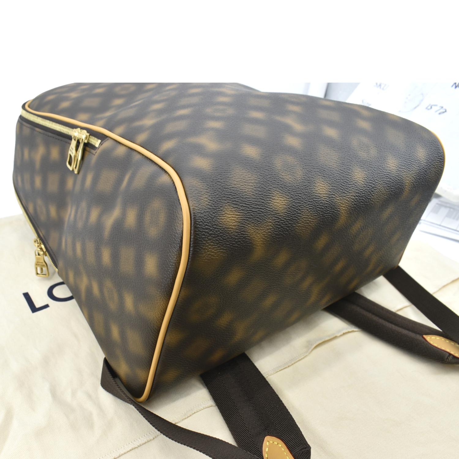 louis vuitton backpack hard ellipse Louis Vuitton Ellipse Coated Canvas Backpack Bag Brown