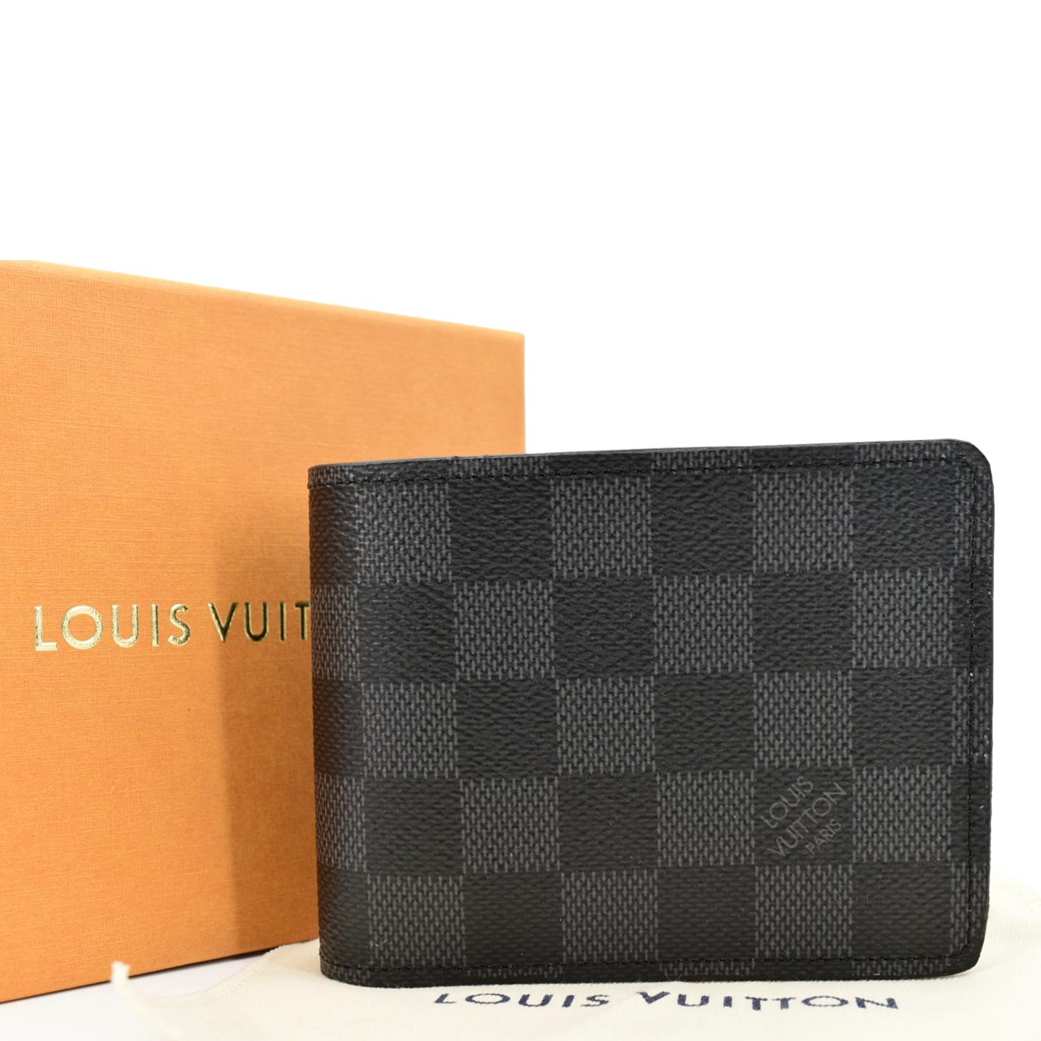 Shop authentic Louis Vuitton Damier Graphite Multiple Wallet at