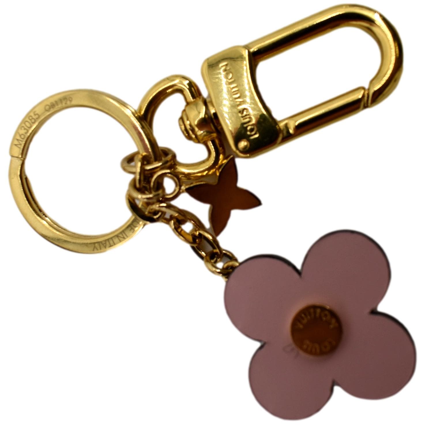 vuitton flower keychain