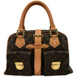 Louis Vuitton Manhattan GM Monogram Canvas Satchel Bag - Front