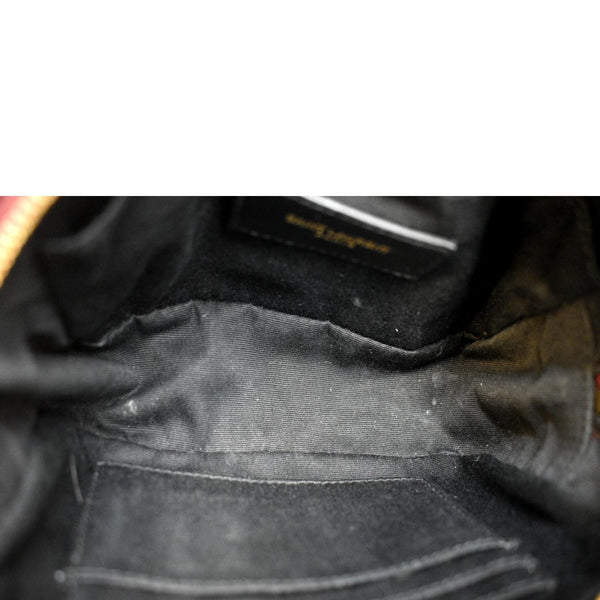 Yves Saint Laurent Lou Calfskin Leather Crossbody Bag - Inside