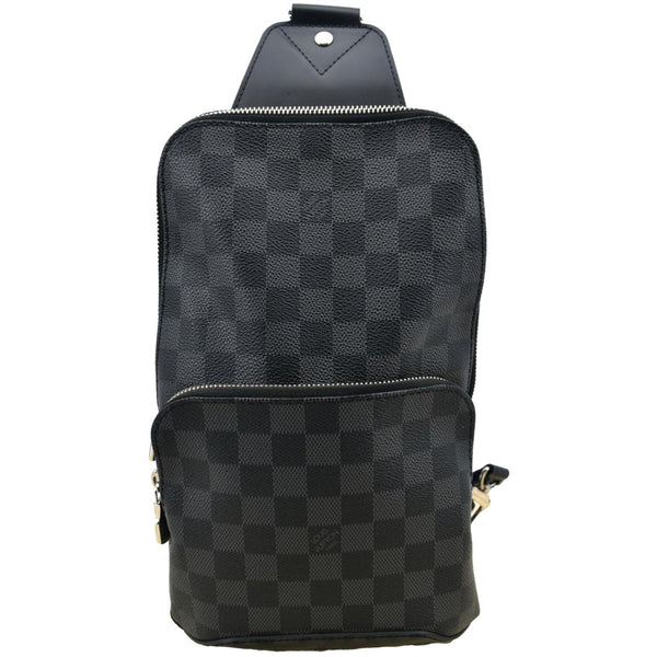 Louis Vuitton Avenue Sling Monogram Leather Crossbody Bag - Front