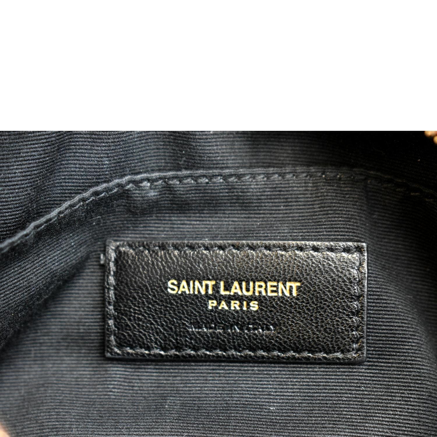 Saint Laurent Loulou Belt Lou Monogram Textured Embossed Red Leather Cross  Body Bag