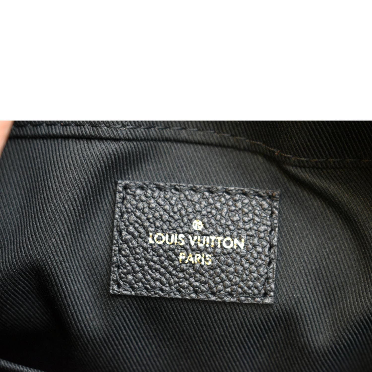 LOUIS VUITTON Saintonge Monogram Empreinte Leather Creme caramel M44597