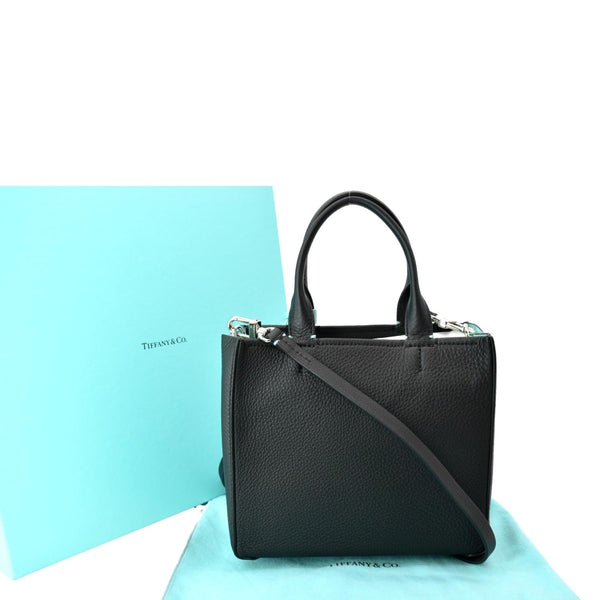 Tiffany & CO Micro Grain Calfskin Leather Tote Bag-DDH