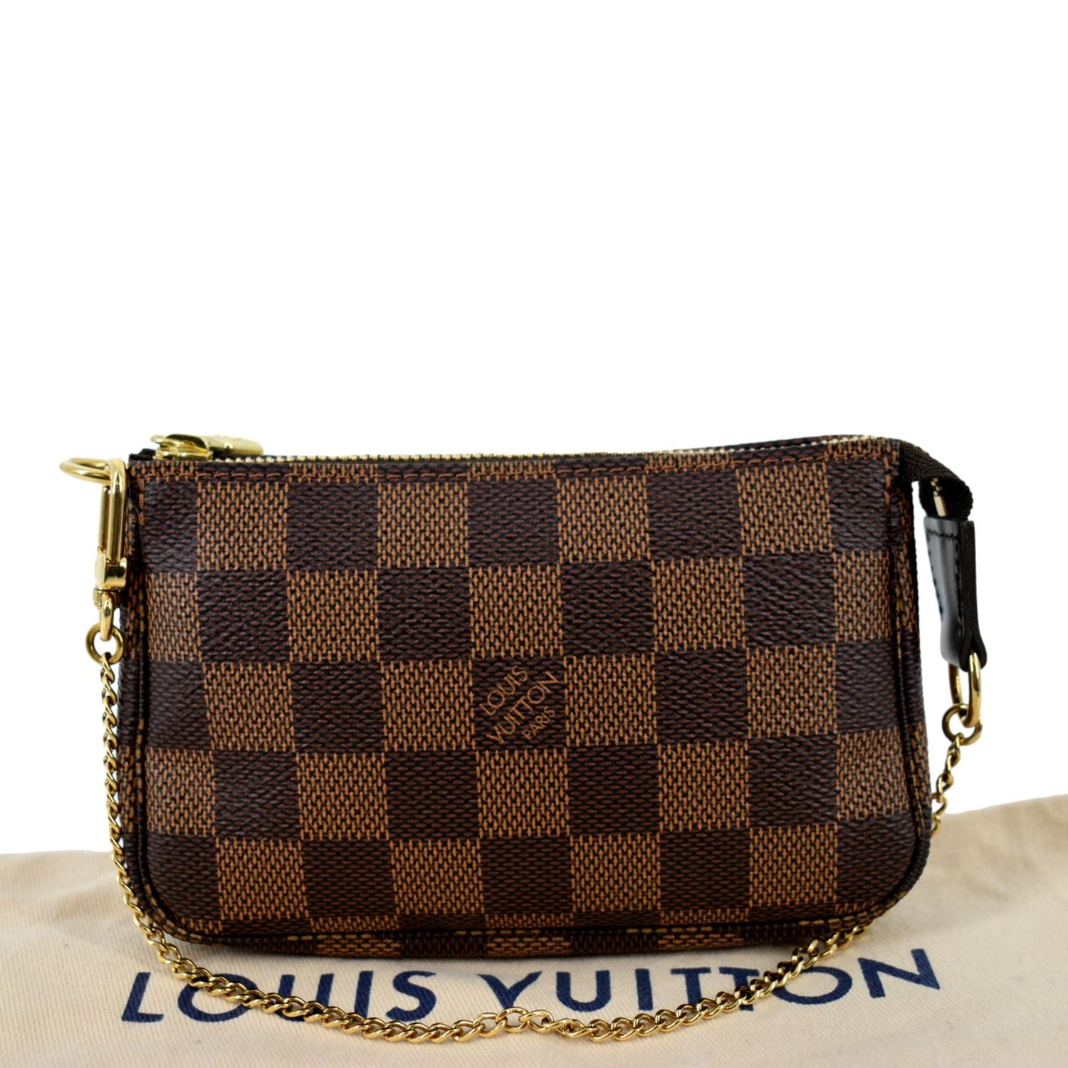 Louis Vuitton Mini Pochette Damier Ebene Pouch