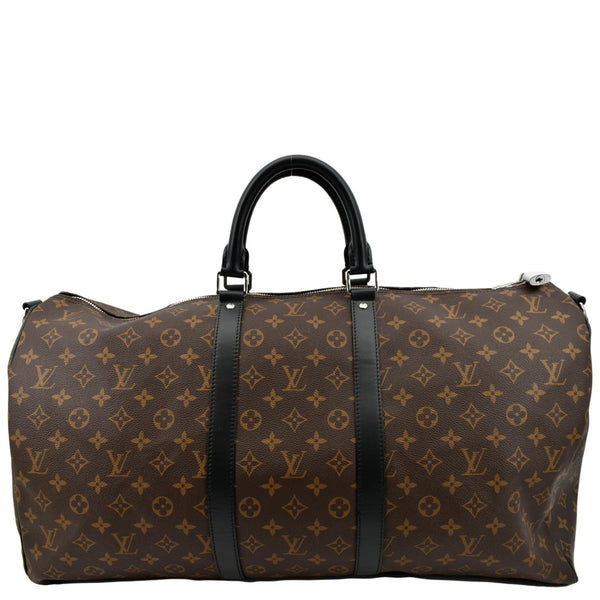 Louis Vuitton Keepall Bandouliere 55 Monogram Travel Bag - Back