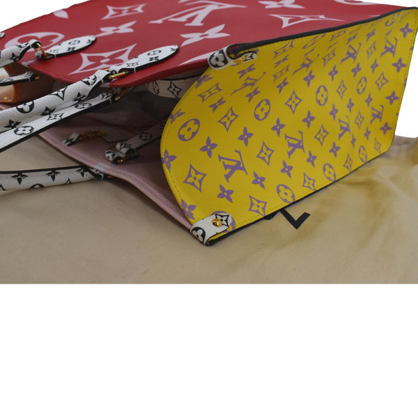 Louis Vuitton Onthego GM Limited Edition Monogram Tote Bag - Left Side