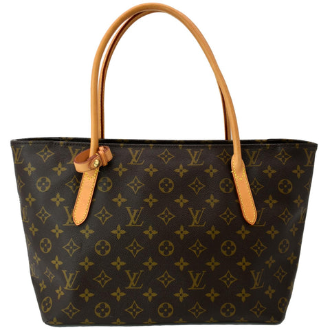 LOUIS VUITTON Raspail PM Monogram Canvas Shoulder Bag Brown