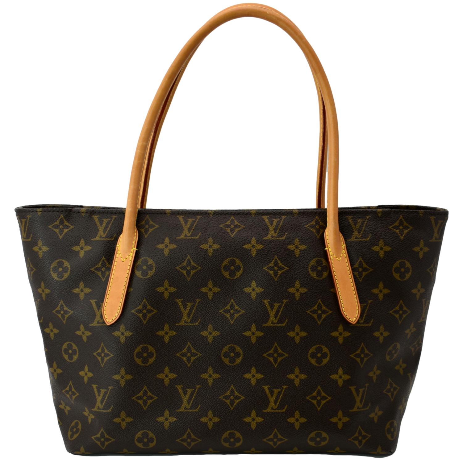 LOUIS VUITTON Raspail PM Monogram Canvas Shoulder Bag Brown