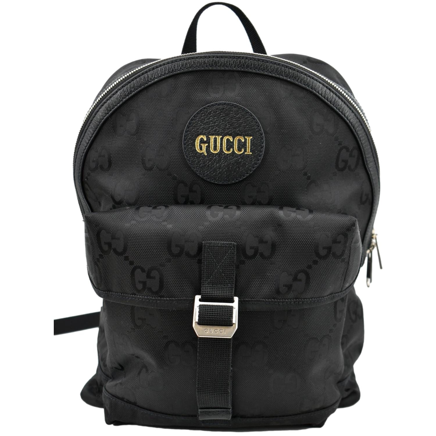 GUCCI Off The Grid GG Nylon Backpack Bag Black 644992