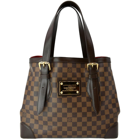 LOUIS VUITTON Hampstead PM Damier Ebene Shoulder Bag Brown