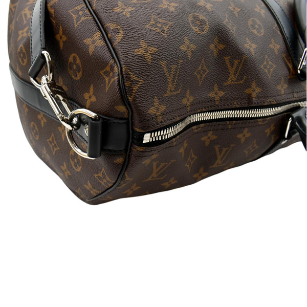 Louis Vuitton Keepall Bandouliere 55 Monogram Travel Bag - Top Left