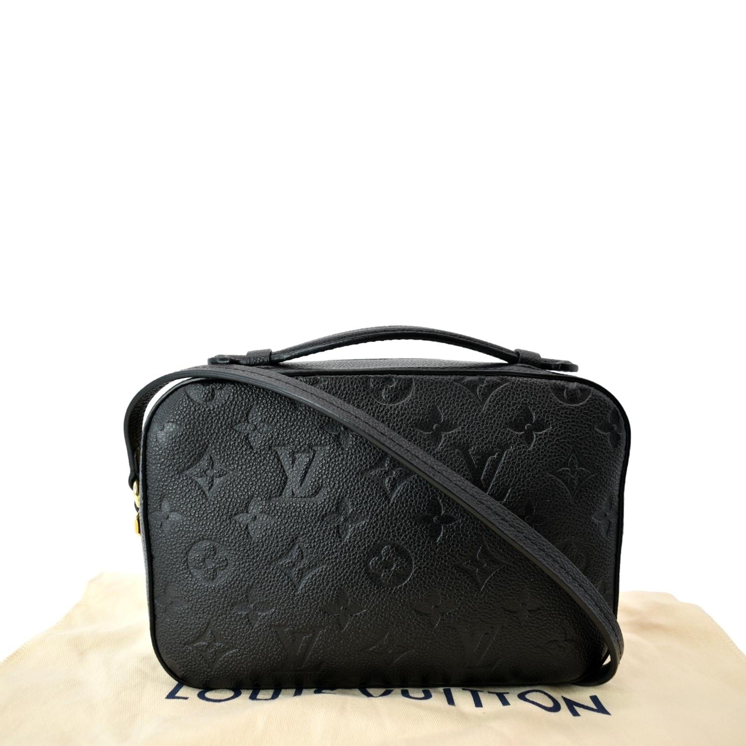 BN Authentic Louis Vuitton Saintonge Monogram Empreinte Bag (Noir Electric  Black)