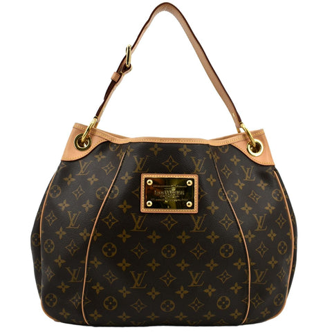 LOUIS VUITTON Galliera PM Monogram Canvas Hobo Shoulder Bag Brown