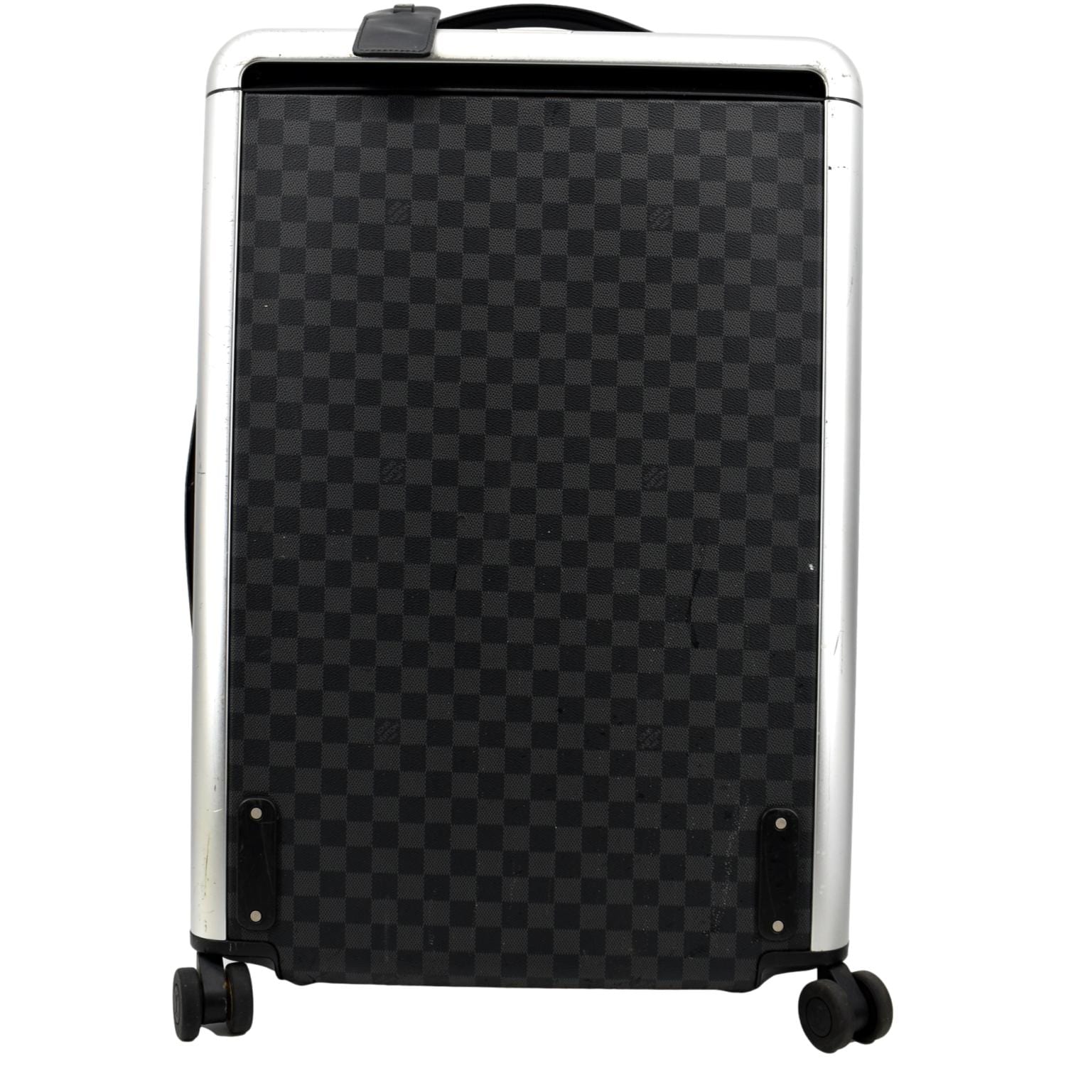 Louis Vuitton Horizon 70 Monogram Eclipse Canvas Rolling Suitcase Blac