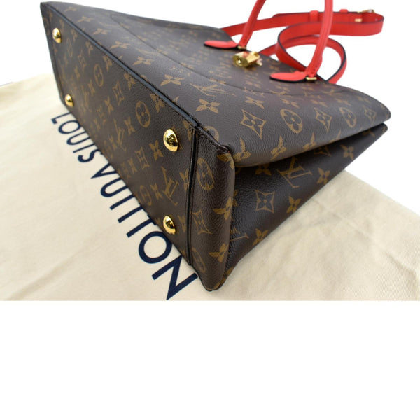Louis Vuitton Flower Monogram Canvas Shoulder Tote Bag