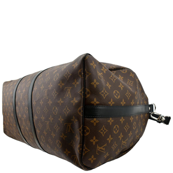Louis Vuitton Keepall Bandouliere 55 Monogram Travel Bag - Bottom Right