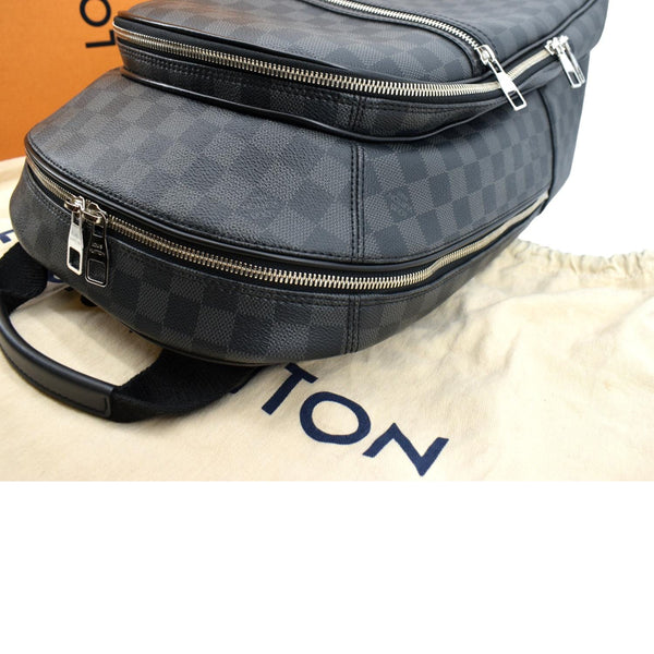 Louis Vuitton Michael Damier Graphite Canvas Backpack Bag - Left Side