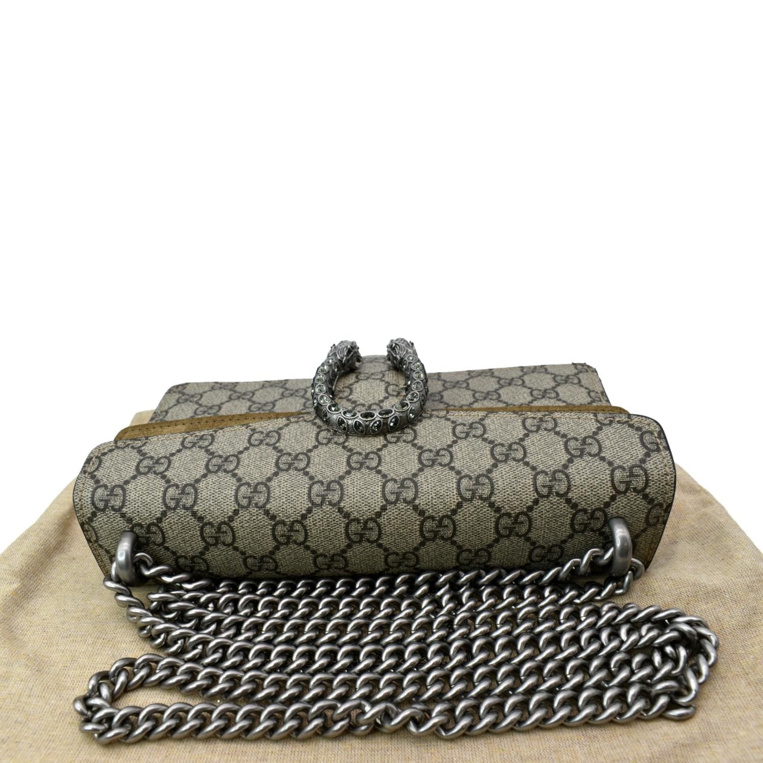 Gucci Dionysus Small Supreme Grey Canvas Shoulder Bag - Body Logic